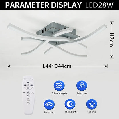 Stylish LED Light Fixture for Home Ceiling