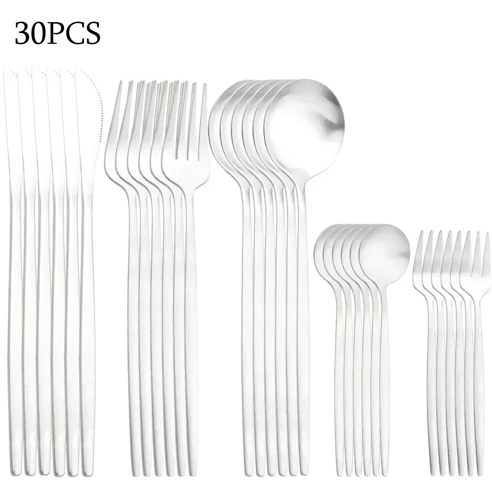 Elegant Table Cutlery 30 Piece Set