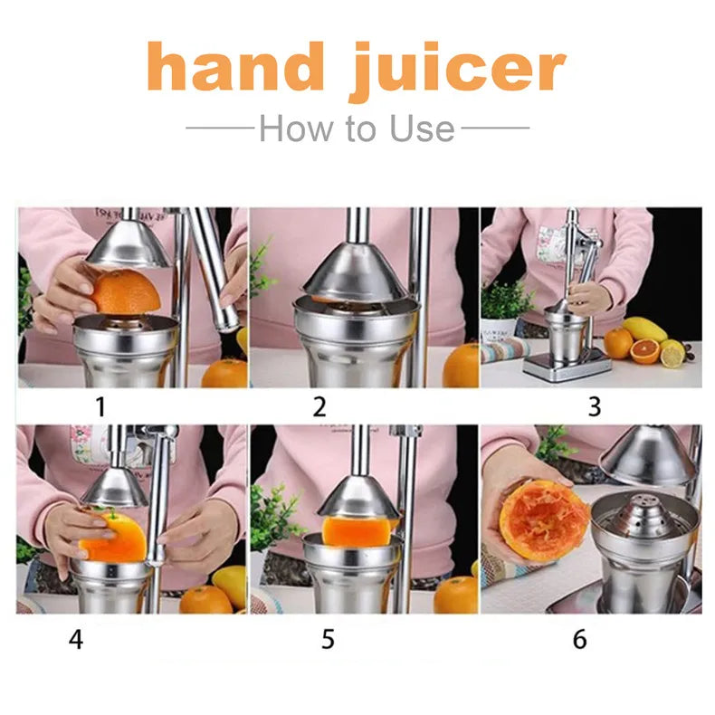 Heavy Duty Manual Juice Squeezer Tool
