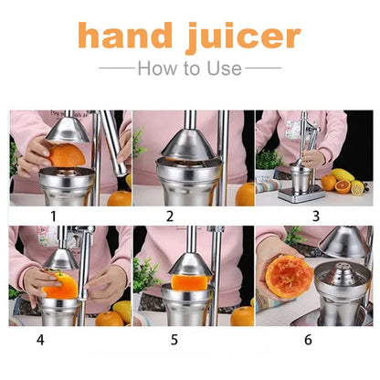 Heavy Duty Manual Juice Squeezer Tool