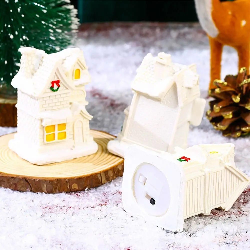 Magical Snowflake Christmas Village Houses