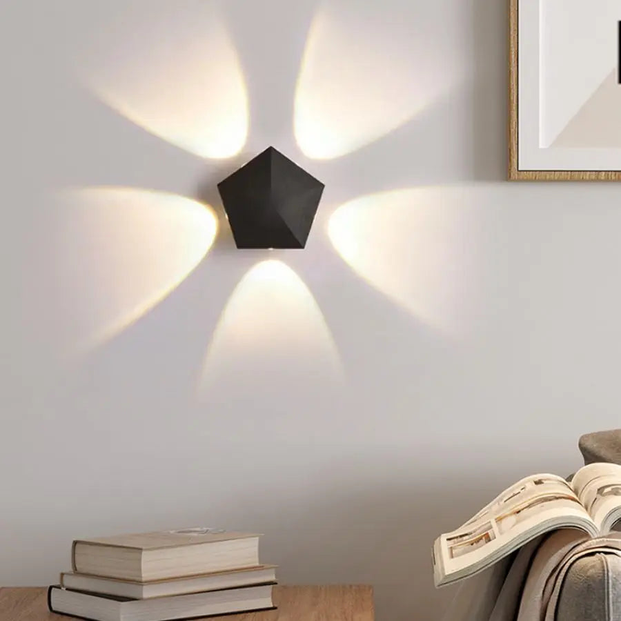 Sleek Glass Modern Wall Light