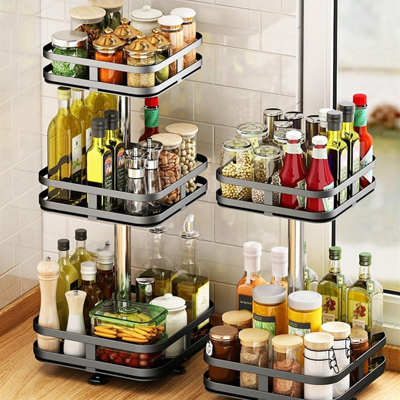Adjustable Multi Tier Shelf Storage Rack