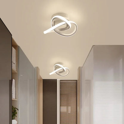 Stylish Black White LED Wall Light with Remote