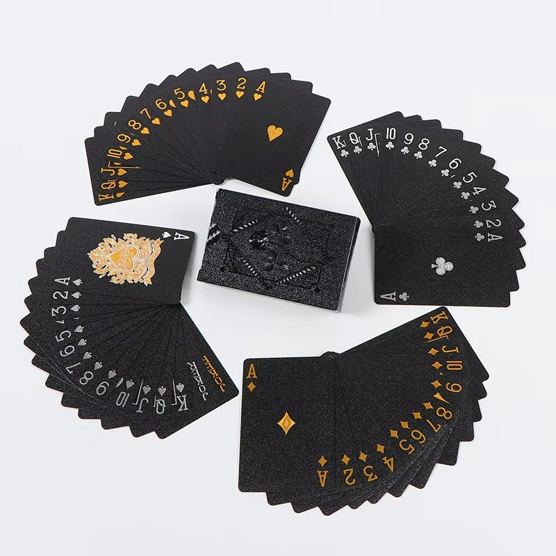 Premium Waterproof Gold Playing Cards