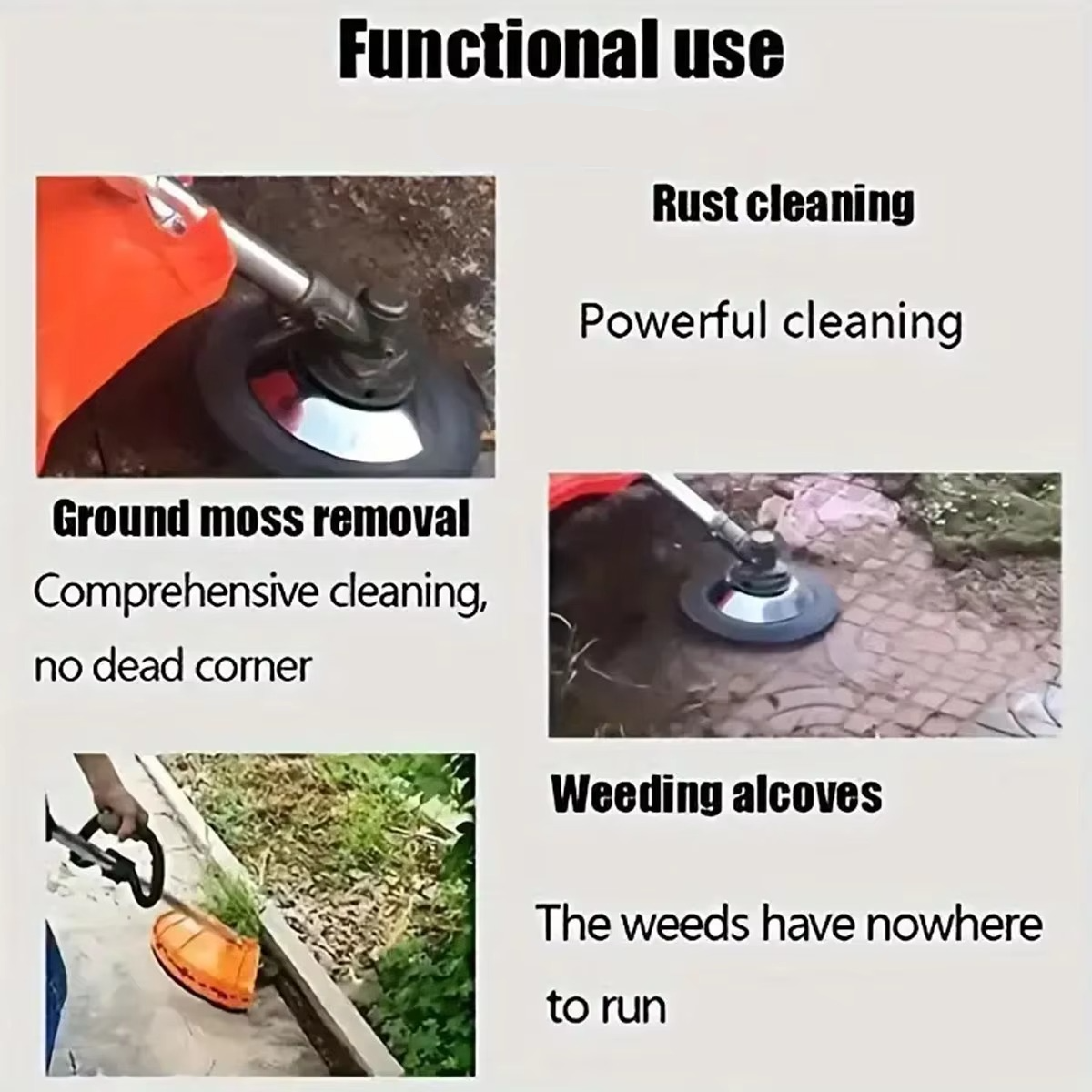 Tough 6 8 Metal Blade Trimmer Brush Cutter Head