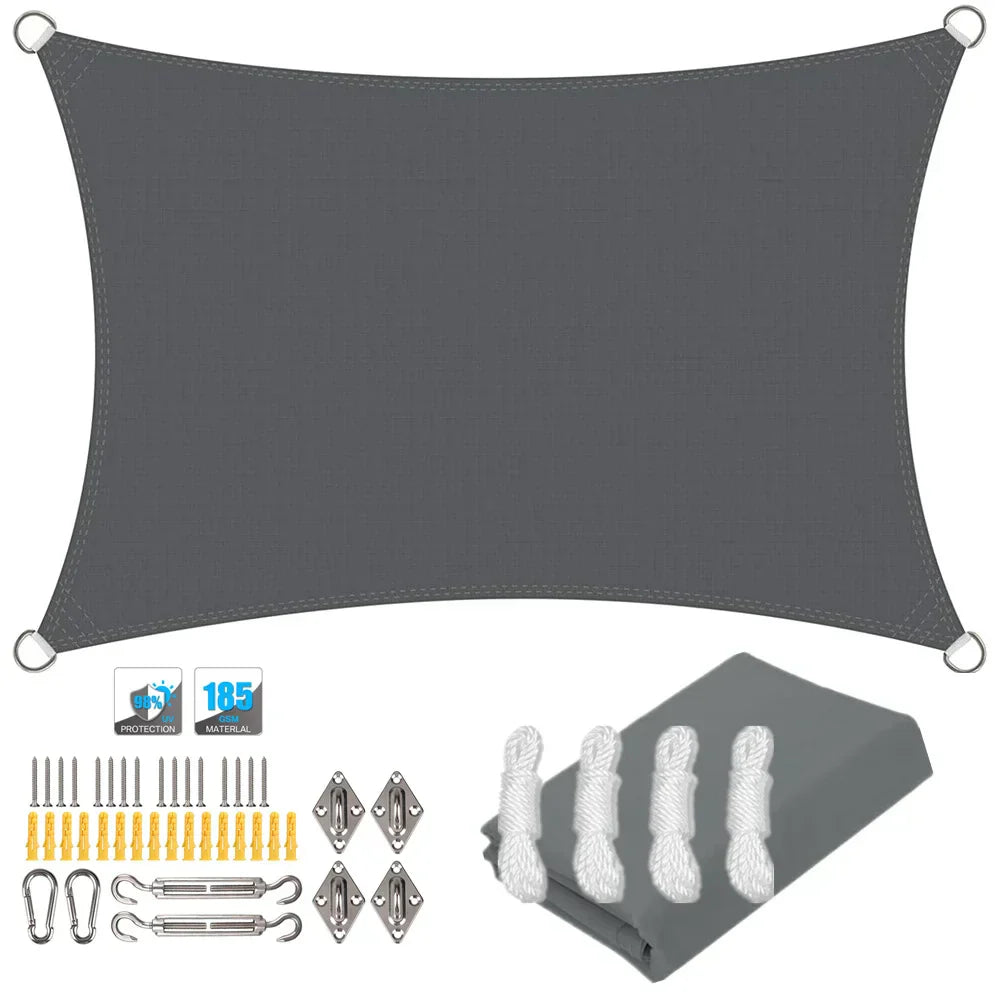 Outdoor Waterproof Sun Shade Sail with UV Resistance