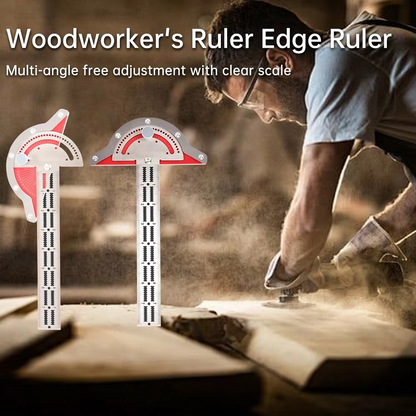 Accurate Metal Carpenter Square and Straight Edge Ruler