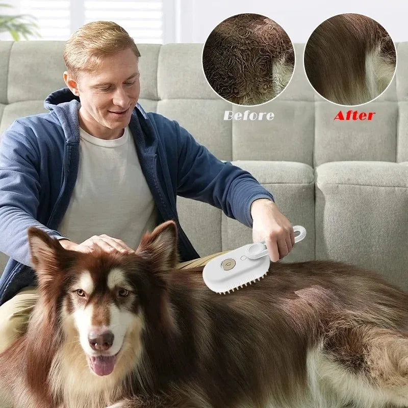 Pet Steam Grooming Brush Cleaner Tool - Cofik