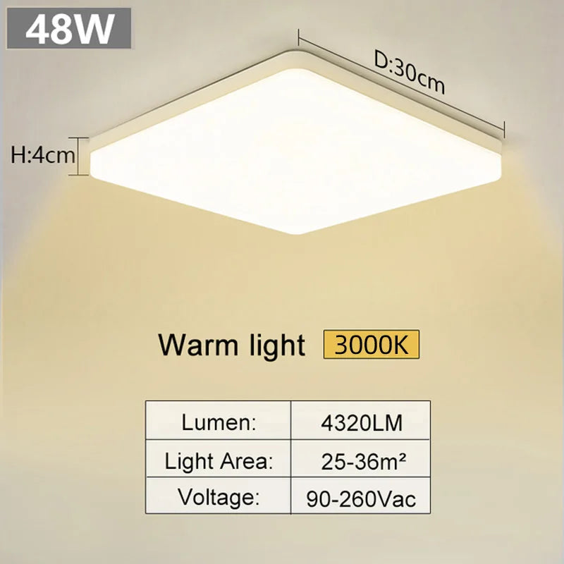 Stylish Square LED Ceiling Light