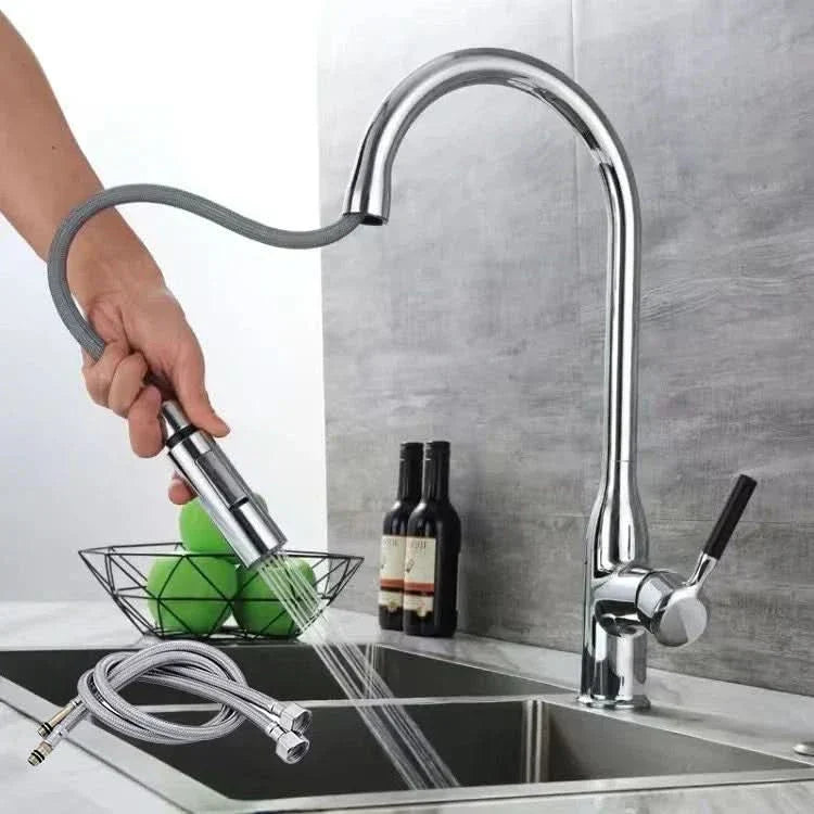 Cofik | Modern Steel Faucet with Pull Down Sprayer - Cofik