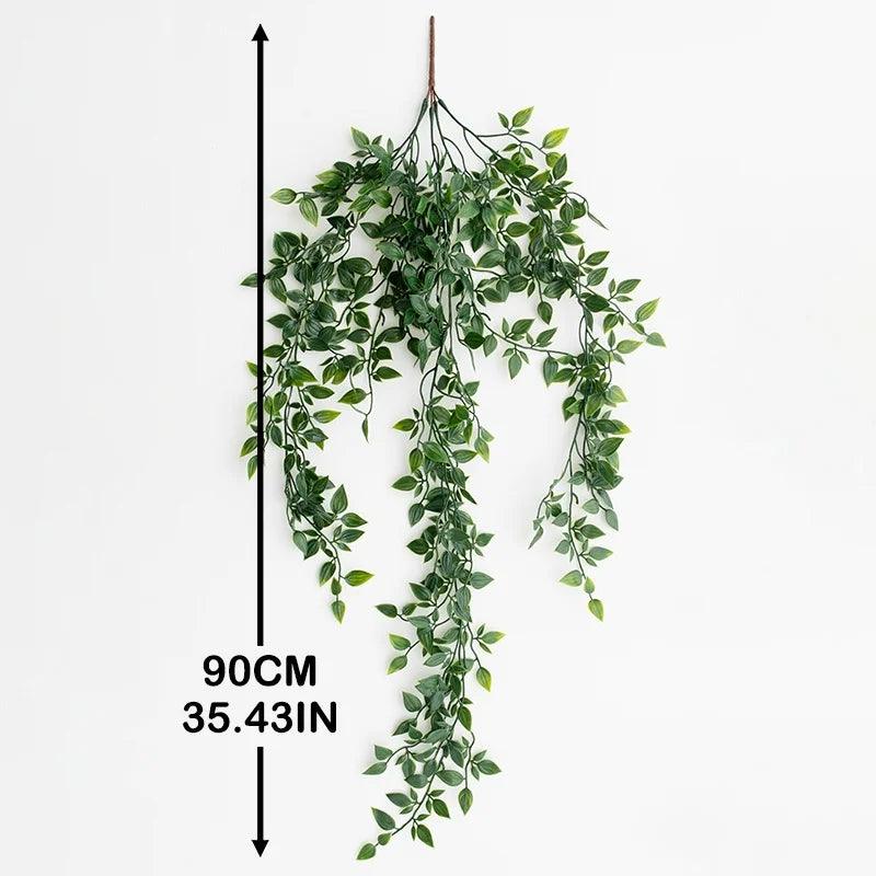 Greenery Artificial Hanging Plant Basket 90cm Decor
