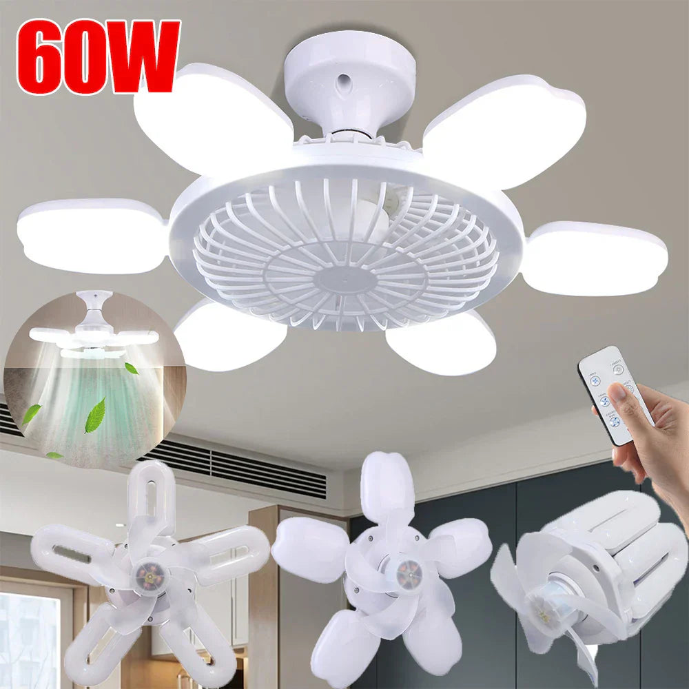 Quiet Dimmable LED Ceiling Fan Light