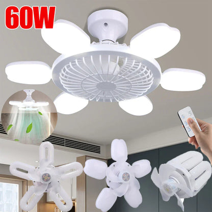 Quiet Dimmable LED Ceiling Fan Light