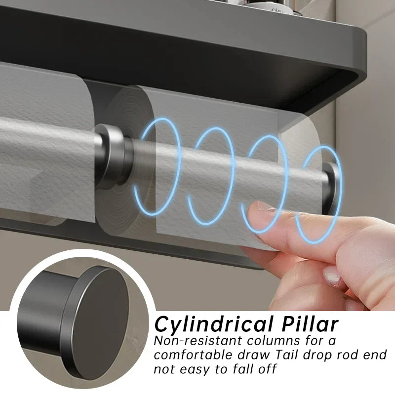Stylish Wall Mount Metal Tissue Holder