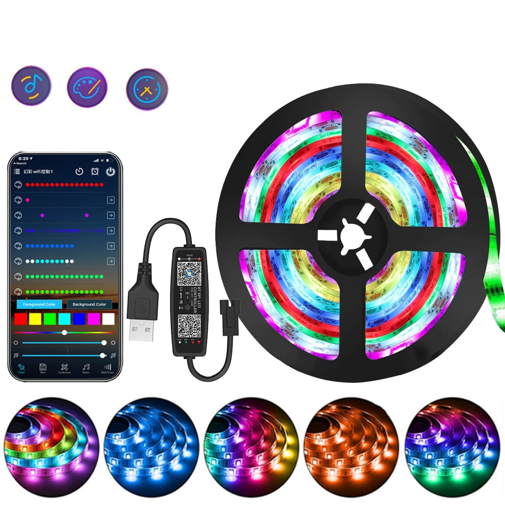 Colorful Flexible LED Tape Light – 5V