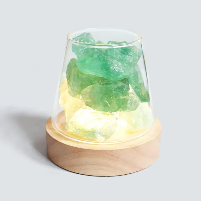 Natural Salt Night Lamp & Aroma Diffuser