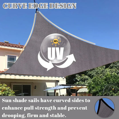 Outdoor Waterproof Sun Shade Sail with UV Resistance
