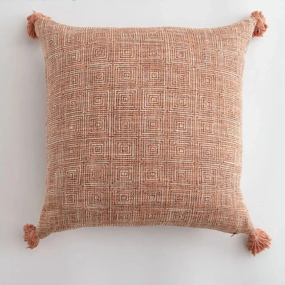 Colorful Fringe Decor Cushion Cover