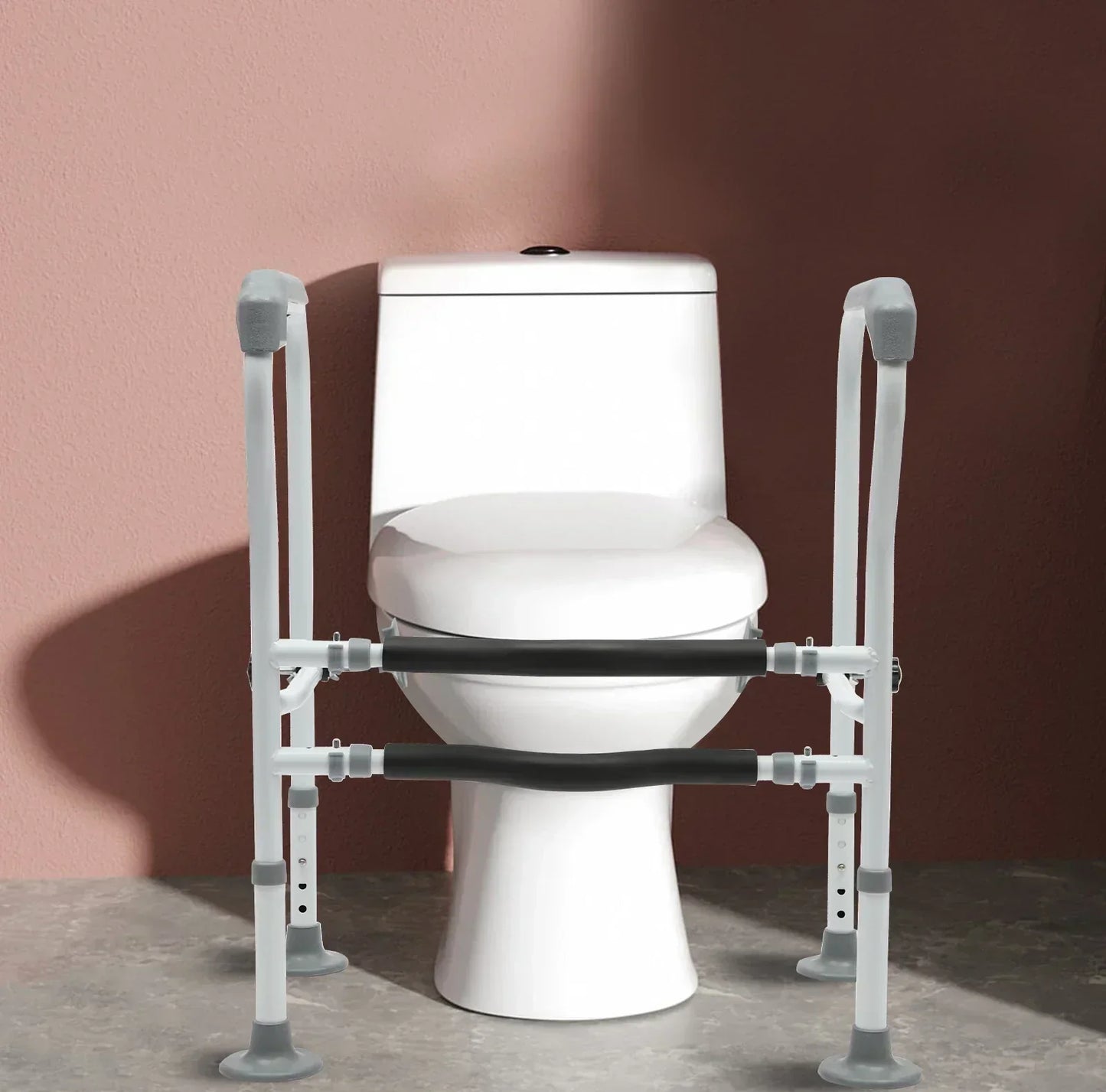 Easy Grip Adjustable Toilet Safety Handle Rails - Cofik