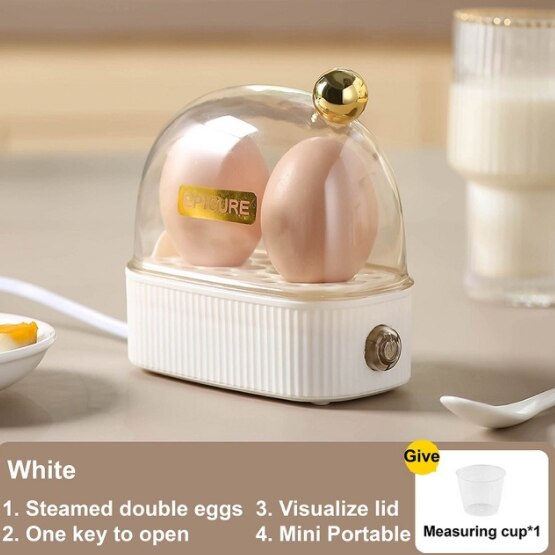 Compact Portable Egg Cooker Steamer - Cofik