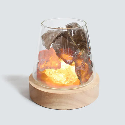 Natural Salt Night Lamp & Aroma Diffuser