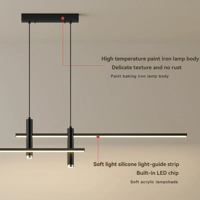Sleek LED Hanging Lights