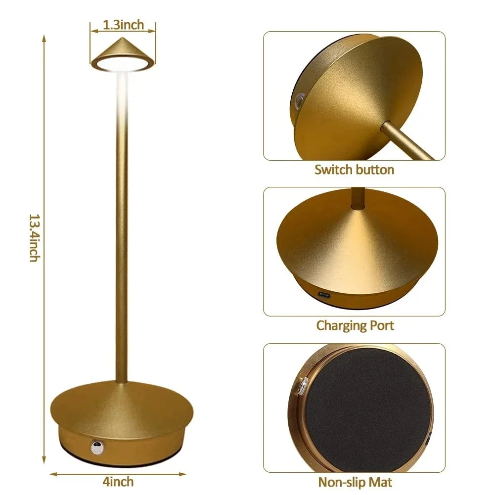Portable Dimmable Desk Lamp with Touch Control