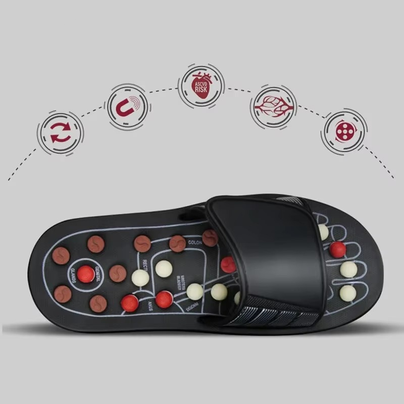 Relaxing Foot Massage Slippers with Massaging Nodes