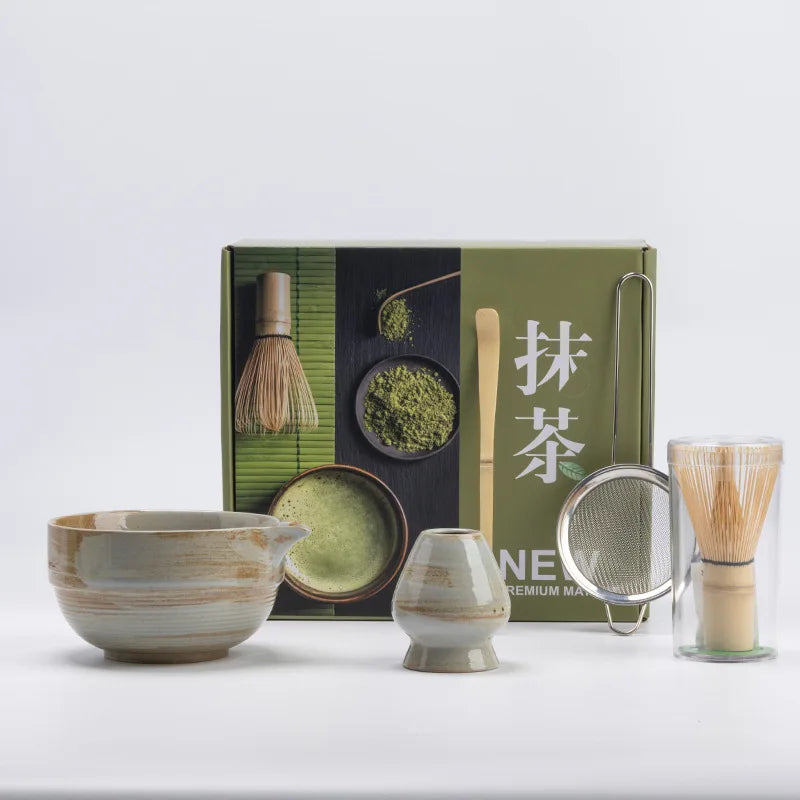 Delicate Green Tea Ceramic Set 5 Piece