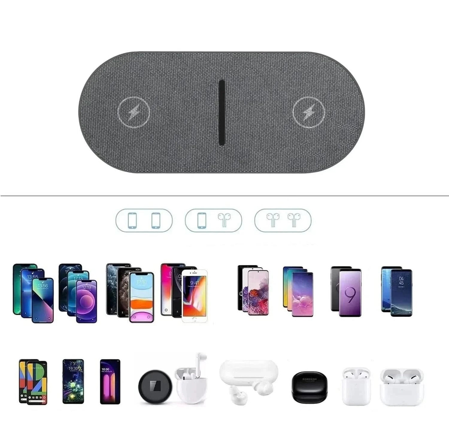 Quick Phone Charging Pad for iPhone & Android