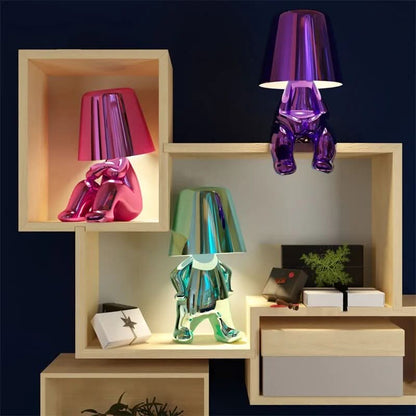 Modern Resin Desk LED Lamp