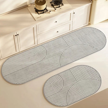 Soft Aqua Bathroom Mat Set