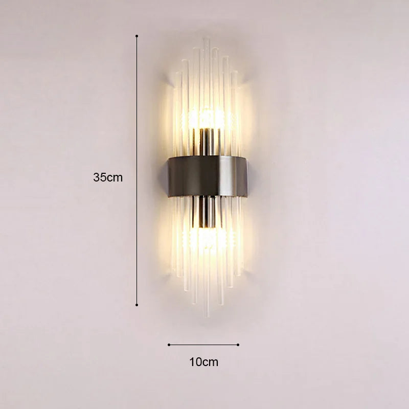 Luxury Golden LED Indoor Wall Lamp