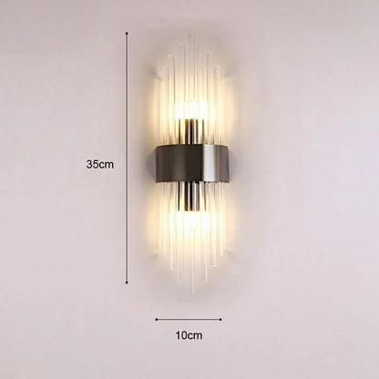 Luxury Golden LED Indoor Wall Lamp