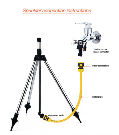 Easy 360 Degree Auto Lawn Sprinkler System