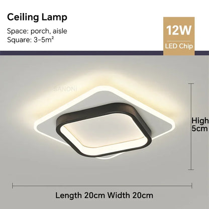 Stylish LED Hanging Ceiling Light Fixture