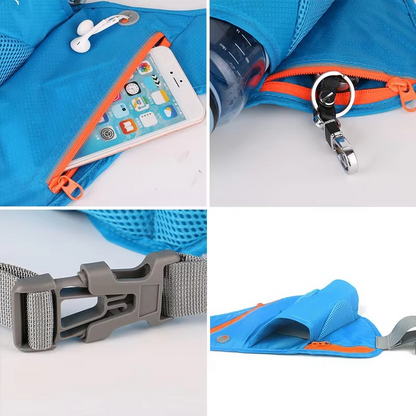 Cofik | Sports Waist Pouch with Water Bottle Holder and Phone Case