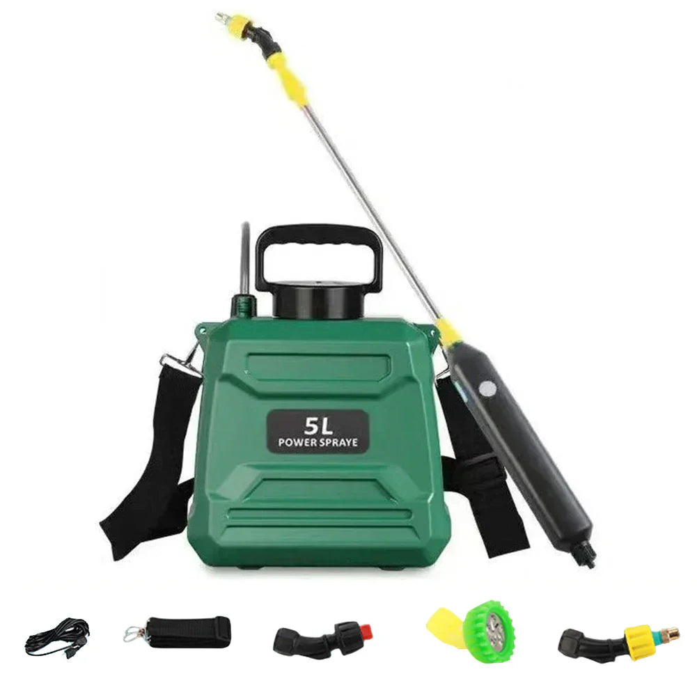 Portable 5L Electric Spray Bottle for Gardening & Cleaning - Cofik