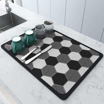 Non Slip Kitchen Mat for Dry Dishes