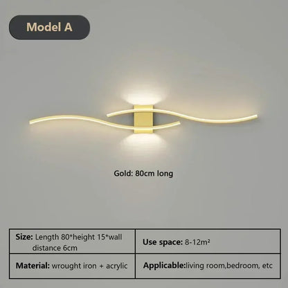 Contemporary LED Wall Light Fixture