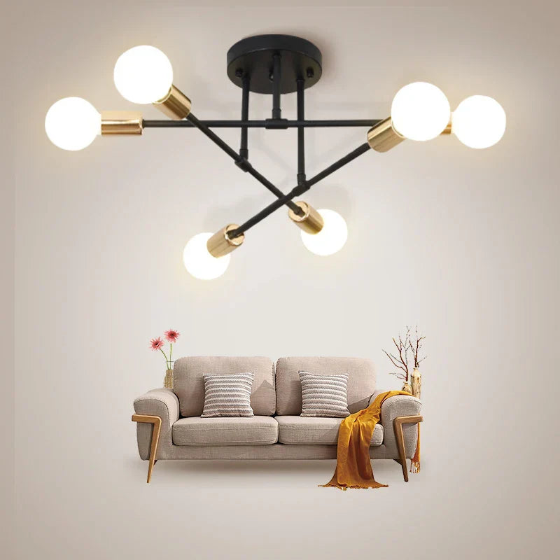 Stylish 6-Light LED Pendant Ceiling Lamp