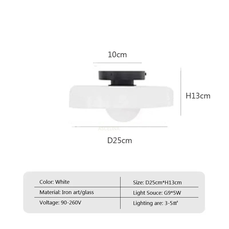 Stylish Dual Function Glass Pendant Light
