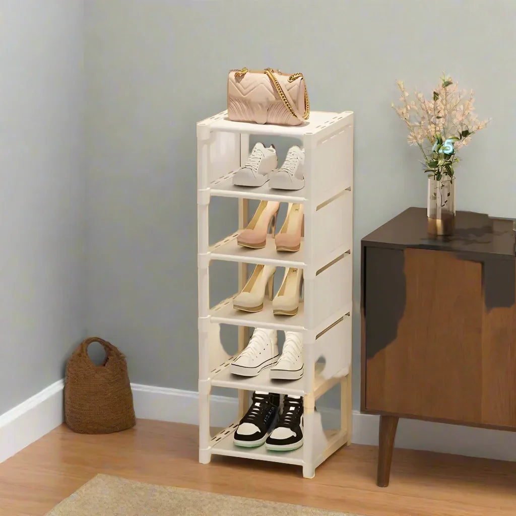 Compact Metal Stackable Shoe Organizer - Cofik