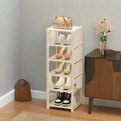 Compact Metal Stackable Shoe Organizer - Cofik
