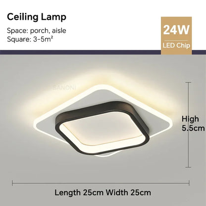 Stylish LED Hanging Ceiling Light Fixture