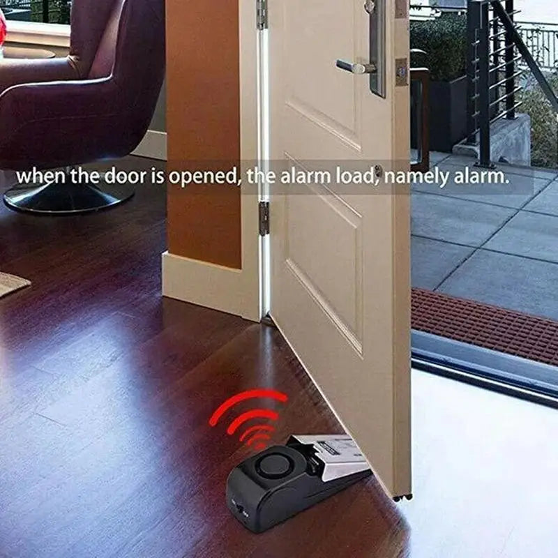 Secure Home Door Stop Alarm System