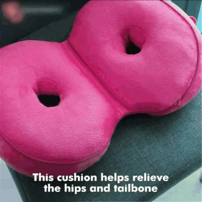 Ergonomic Memory Foam Cushion for Back Pain Relief