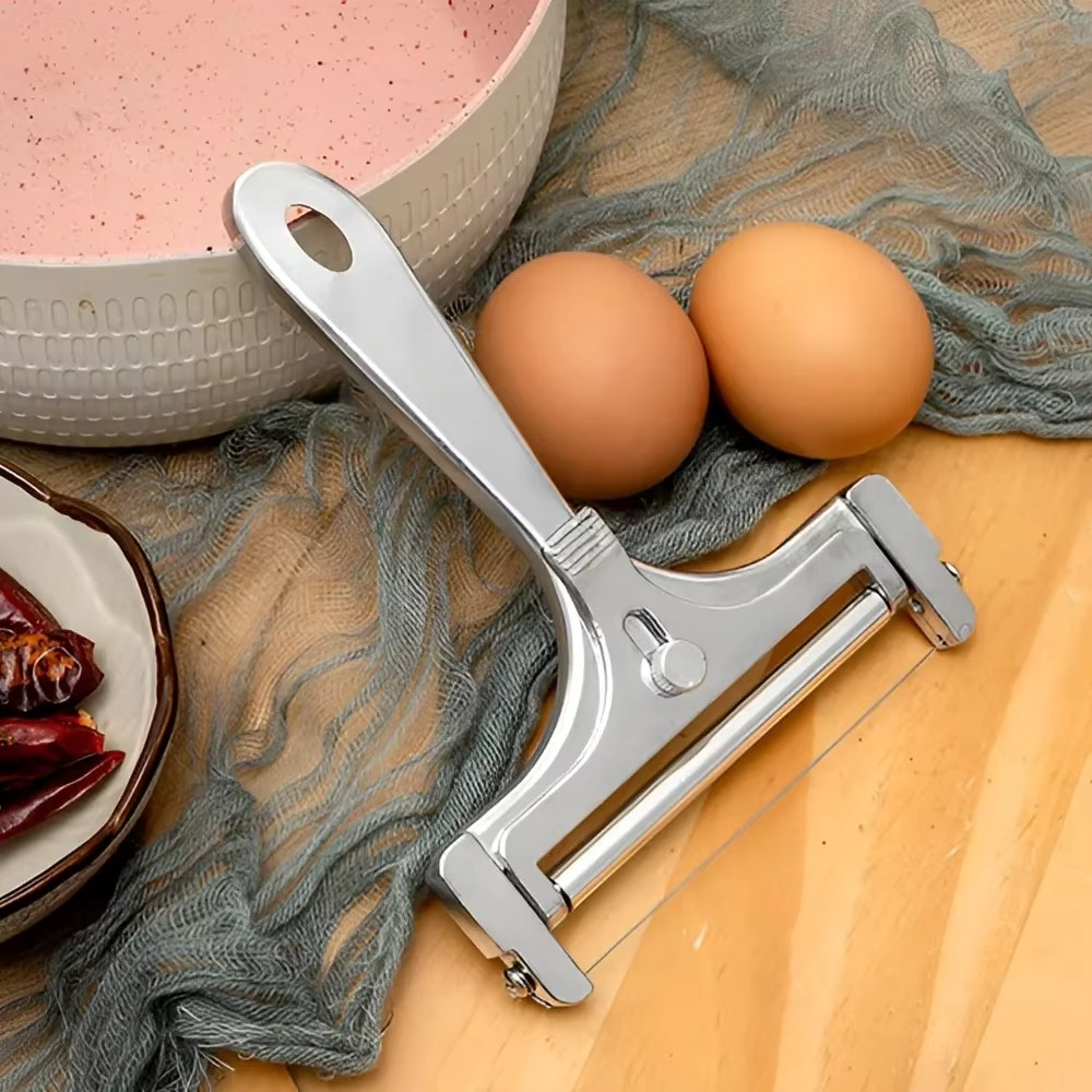 Pro Stainless Cheese Cutter with Adjustable Slice Control