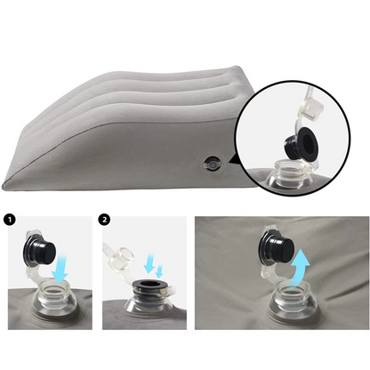 Comfortable Inflatable Travel Neck Pillow for Back Support